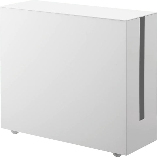 Yamazaki kabelbox met wielen - tower - wit