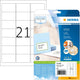 Herma 5029 adreslabels wit