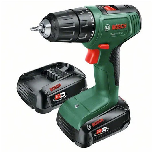 Bosch groen easydrill 18v-40 | accuschroefboormachine 18v (2x 2.0ah accu + lader) - 06039d8005