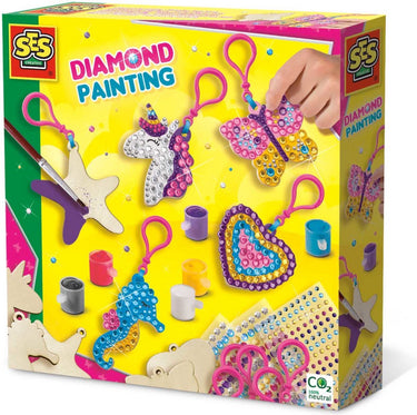 Ses creative ses diamond painting - houten sleutelhangers