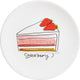 Blond amsterdam , even bijkletsen: bord strawberry 18cm