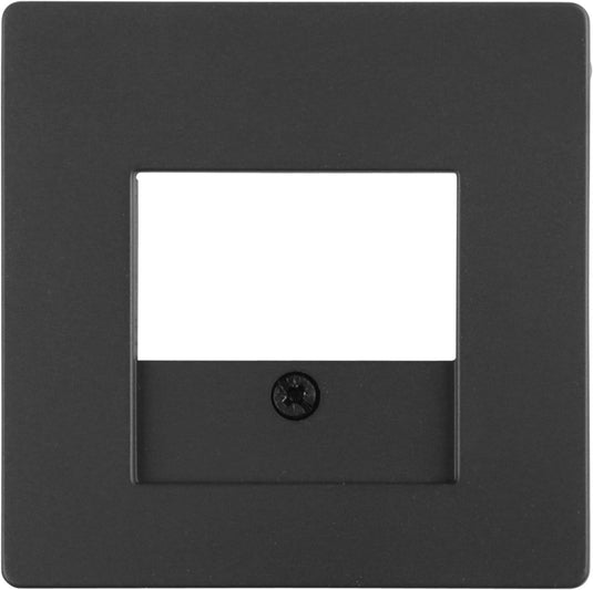 Berker q1 afdekplaat - tae usb - rvs-kleur