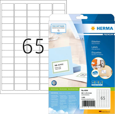 Herma 4504 adreslabels wit