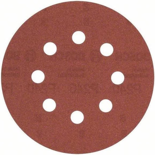 Bosch 5-delige schuurbladset voor excenterschuurmachines 125 mm geperforeerd - korrel 240