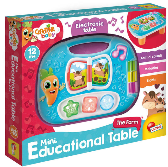 Lisciani carotina mini tavolino educativo fattoria ed. internazionale