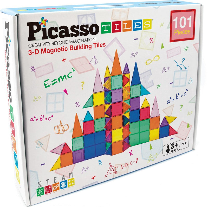 Load image into Gallery viewer, Picasso tiles tactic - constructiespeelgoed - magnetic tiles - magnetische tegels - play set - stem speelgoed - creatief bouwspeelgoed - 101-delig - vanaf 3 jaar
