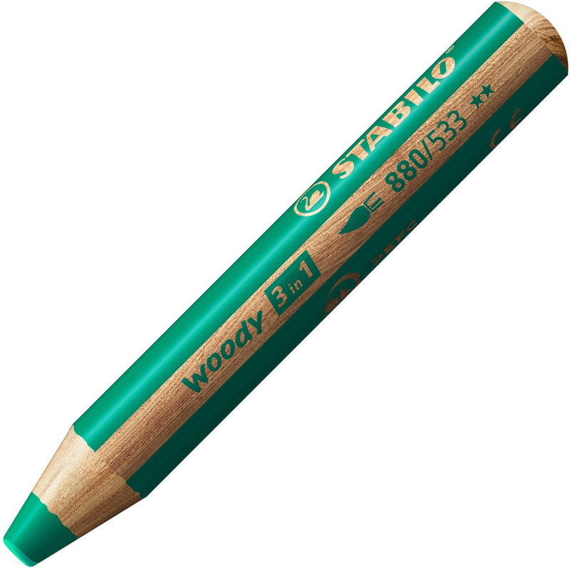 Load image into Gallery viewer, Stabilo woody 3 in 1 - multitalent potlood - groen - per stuk
