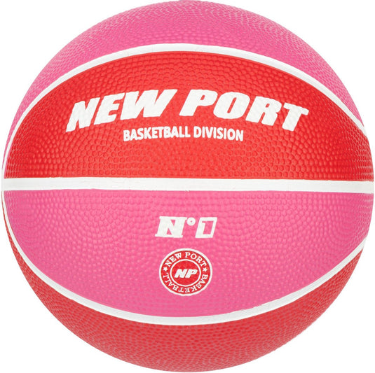 New port minibasketbal - roze rood - maat 1