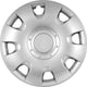 Gorecki carpoint wieldoppen 16 inch radius zilver - abs - 1 stuks