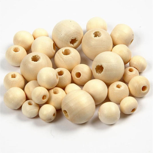 Creativ company houten kralen 8-15 mm 532 stuks
