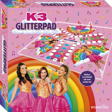 K3 bordspel - glitterpad