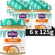 Al'fez al’fez naturel tahini sesampasta - 6 x 125 gram - 100% sesam - vegan - wereldkeuken - voordeelverpakking