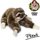 Freek vonk x bresser knuffels - lukas de luiaard - gevuld met gerecycled materiaal