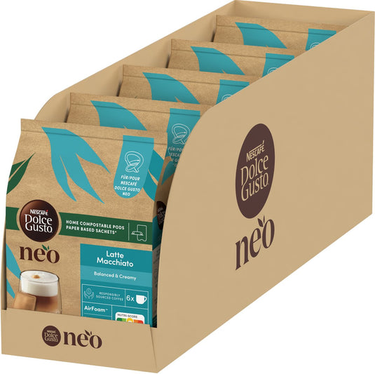 Nescafé dolce gusto neo – latte macchiato – 60 pads voor 30 koppen koffie