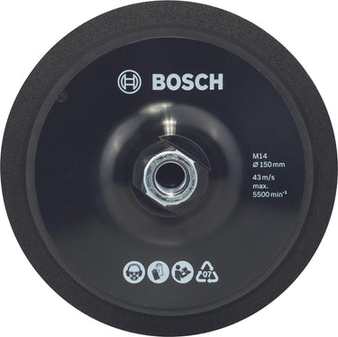 Bosch accessoires bosch steunschijf m 14 - ø 150 mm - met klithechting