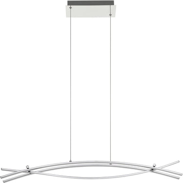 Eglo nevado hanglamp - led - 90 cm - chroom wit