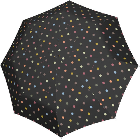 Reisenthel umbrella pocket classic opvouwbare paraplu - ø 99 cm - dots zwart