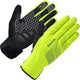 Gripgrab - ride waterproof winter fietshandschoenen lange vinger waterdicht met padding - unisex - geel hi-vis - maat xxl