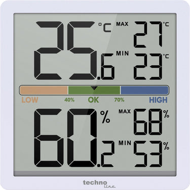 Technoline thermometer - ws 9472 - 70x70x20mm - wit - tl-ws9472