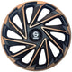 Sparco wieldoppen varese 16 inch zwart goud set van 4