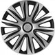 Carpoint gorecki wieldoppenset nardo 14 zwart zilver