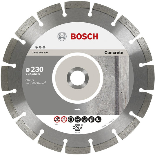 Bosch diamantschijf 10x prof concrete 230 22,23