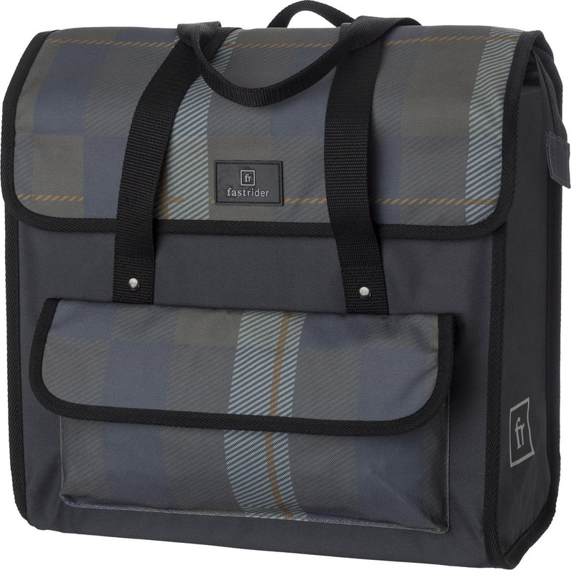 Load image into Gallery viewer, Fastrider lasse luxe shopper bike bag basics check cg
