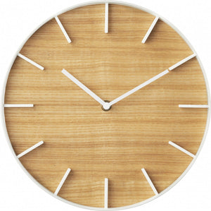 Yamazaki wandklok - rin - beige