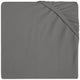 Jollein - baby hoeslaken boxmatras jersey (storm grey) - katoen - hoeslaken baby, hoeslaken box - 75x95cm