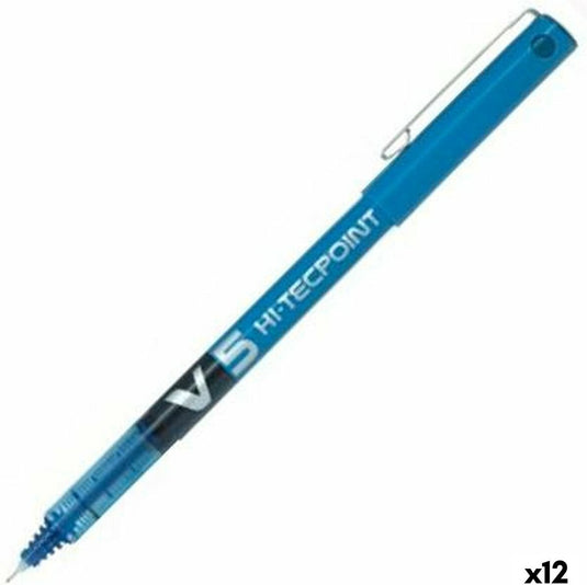Pilot pen roller v5 blauw 0,3 mm naald (12 stuks)
