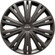 Carpoint wieldoppenset gigadark 16 inch antraciet 4 stuks