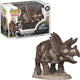 Funko jurassic park jurassic world - triceratops vinylfiguur 1681 pop! meerkleurig pvc -