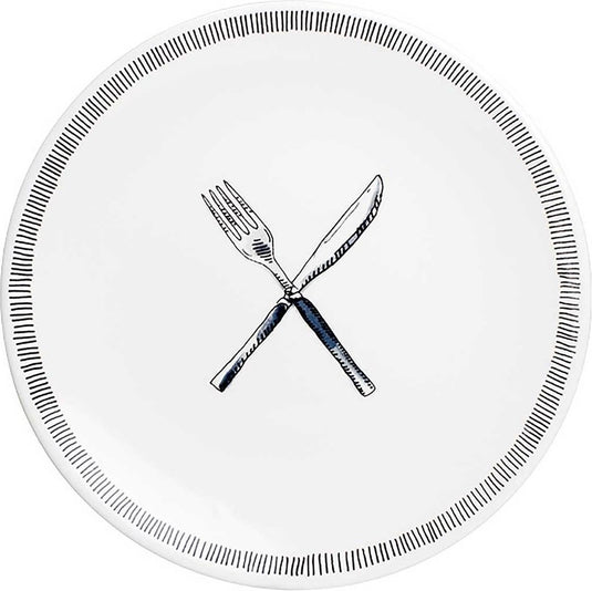 Blond amsterdam - x noir - onbijtbord - fork knife - ø 22 cm