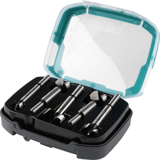 Wolfcraft - scharnierboor set - 5 stuks - forstnerboor - cilinderboor - ø 15 – 35 mm - 1002000