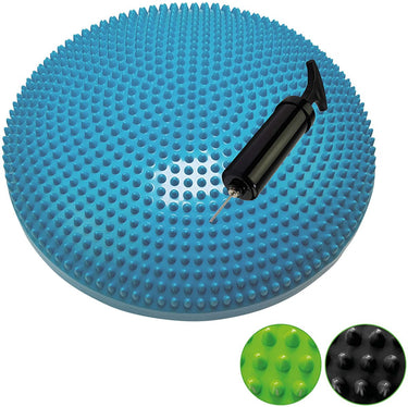 Tunturi air stepper pad - balanskussen - wiebelkussen - ergonomisch zitkussen - kleur: blauw - 33 cm - incl. gratis fitness app