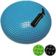 Tunturi air stepper pad - balanskussen - wiebelkussen - ergonomisch zitkussen - kleur: blauw - 33 cm - incl. gratis fitness app