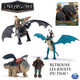 Dreamworks dragons how to train your dragon - hoe tem je een draak - akelige adder en astrid - viking duo actiefiguren - speelgoed