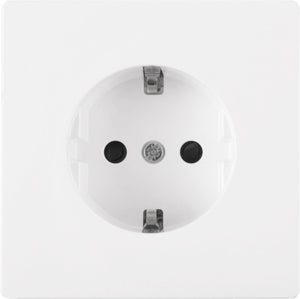 Schneider electric merten d-life contactdoos - inbouw - 1-voudig - randaarde - polarwit