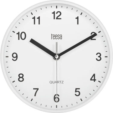 Teesa tsa0038 analoge wandklok 20 cm wit