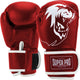 Super pro combat gear talent (kick)bokshandschoenen rood wit 6oz