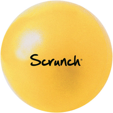 Scrunch bal - geel - opvouwbaar - recycleerbaar