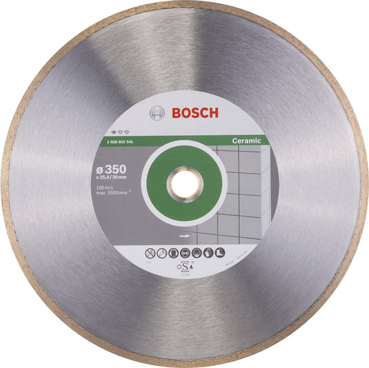 Bosch - diamantdoorslijpschijf standard for ceramic 350 x 30+25,40 x 2 x 7 mm