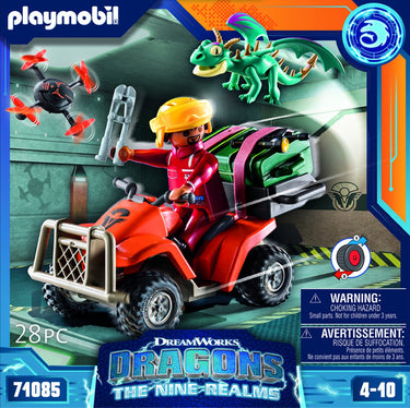 Playmobil how to train your dragon dragons: the nine realms - icaris quad phil - 71085