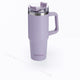 Muitomas reismok - travel mug - dubbele geïsoleerde wand - praktisch rietje handvat - 900ml - violet