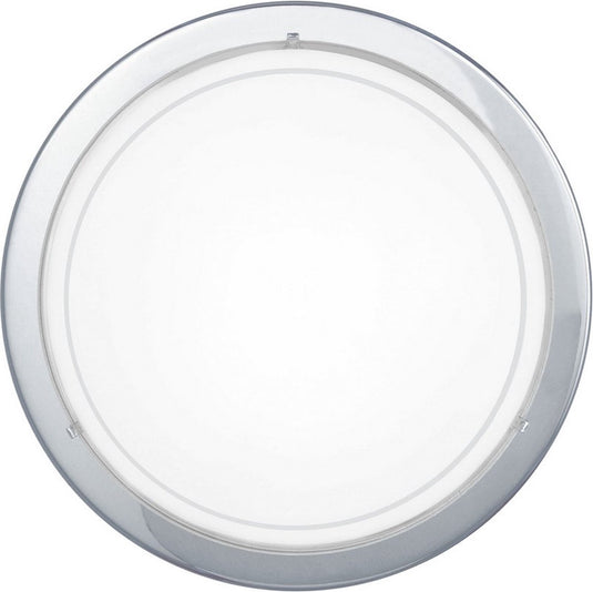Eglo planet 1 plafond- en wandlamp - e27 - ø 29 cm - grijs wit