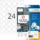 Herma 5066 movable etiketten ø 40 rond 25 vel din a4 600 stuks.