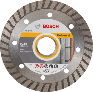 Bosch - diamantdoorslijpschijf standard for universal turbo 115 x 22,23 x 2 x 10 mm