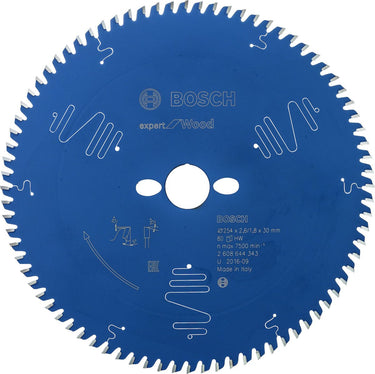 Bosch blad expert for wood 254x30x2.6 1.8x80 t