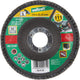 Wolfcraft - lamellenschijf - 115mm - korrel 60 - schuurlamellenplaat haakse slijper voor metaal - 2028099