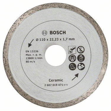 Bosch diamantschijf 110mm - tegels